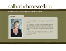 Tablet Screenshot of catherinehoneysett.com